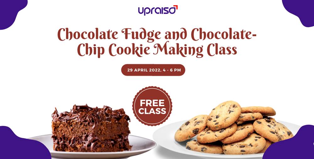 Chocolate fudge and chocolate chip cookie making class