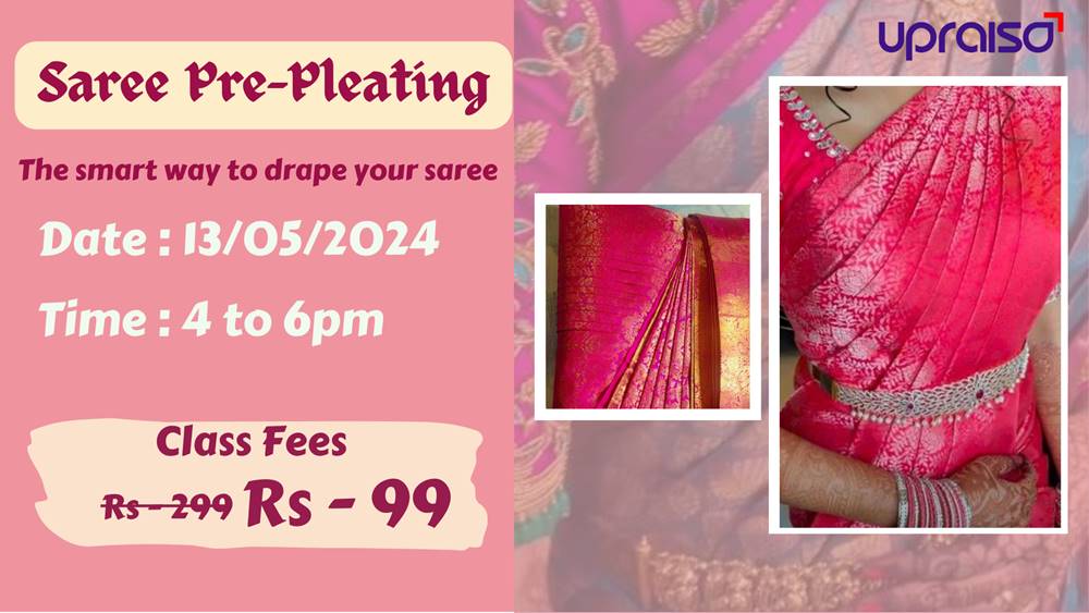 Saree Pre Pleating